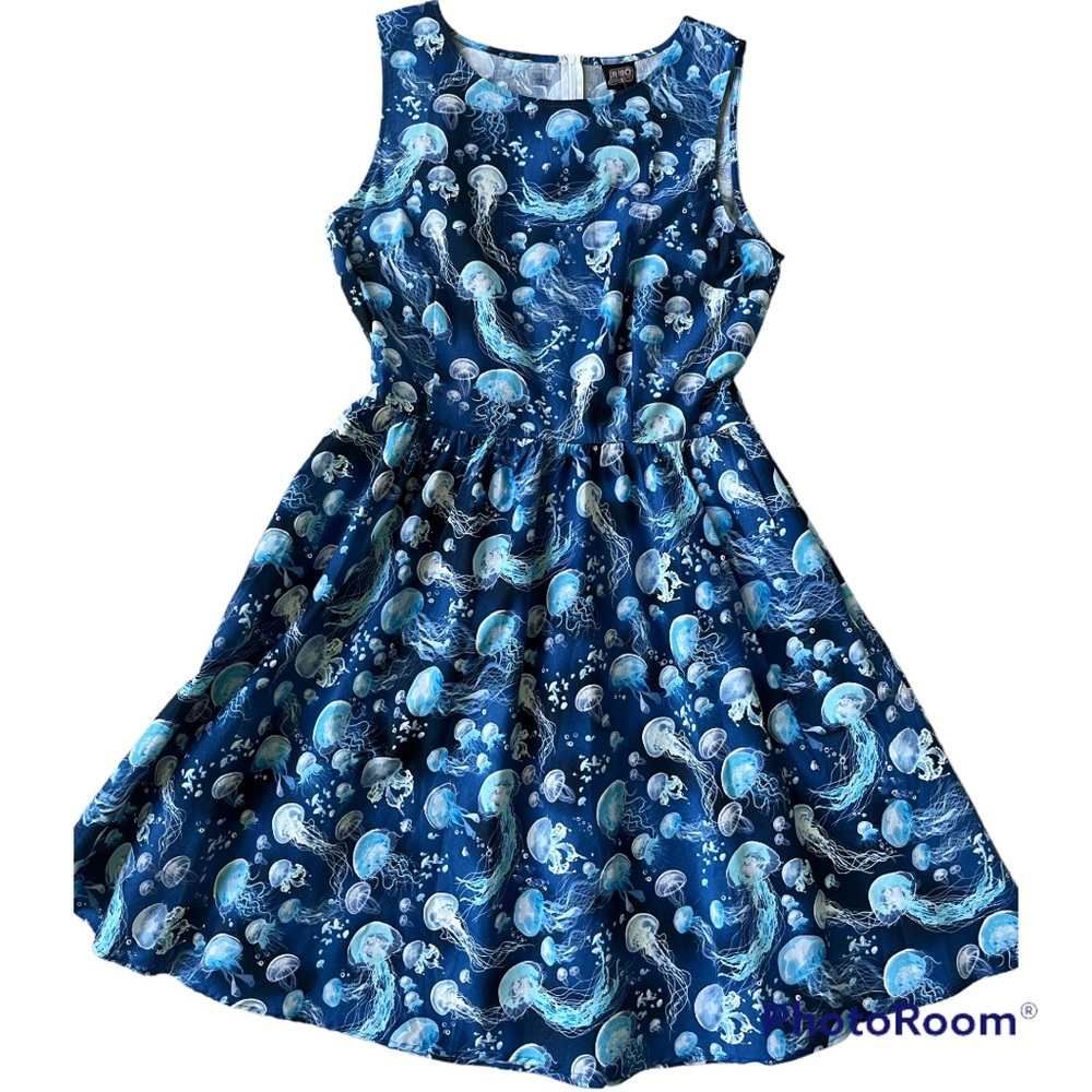 Retrolicious Novelty Jellyfish Dress 1X NWT